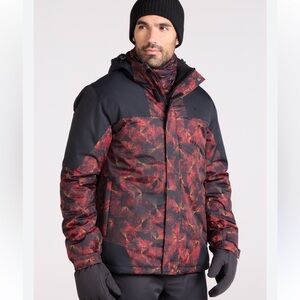 MOUNTAIN WAREHOUSE Shadow II Mens Printed Ski Jacket SIZE XXL EUC Water Resist
